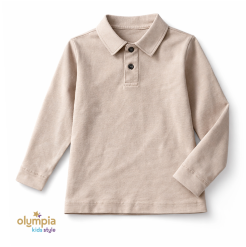 Bluzka chłopięca  POLO z długim rękawem | Olympia Kids Style