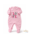 Wyprawka 2-cz. dla niemowlaka różowa
