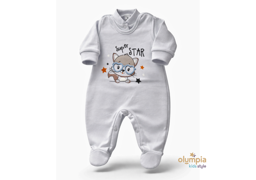 Bawełniana wyprawka dla niemowlaka 2-części| Olympia Kids Style