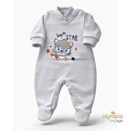 Bawełniana wyprawka dla niemowlaka 2-części| Olympia Kids Style