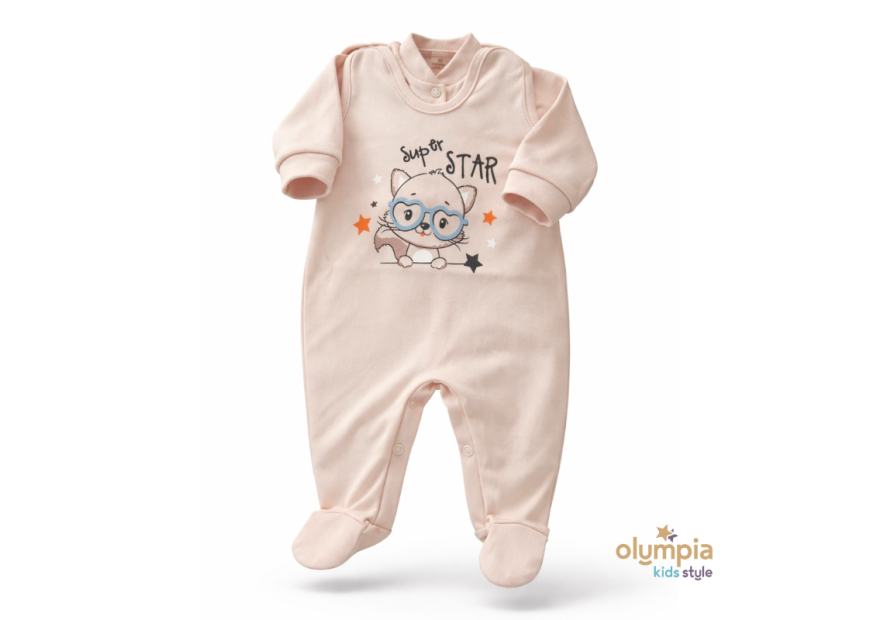 Bawełniana wyprawka dla niemowlaka 2-części| Olympia Kids Style