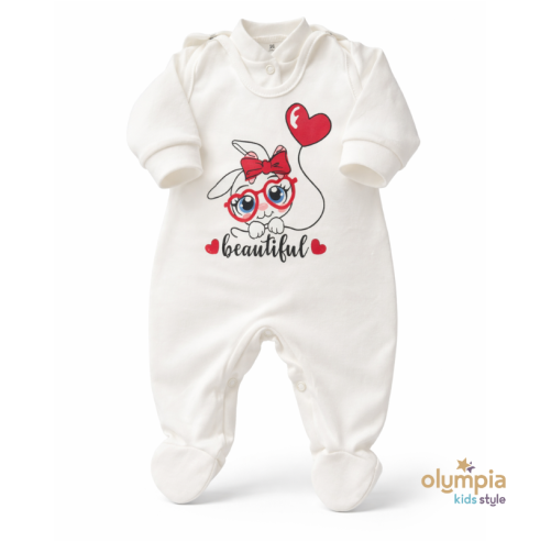 Bawełniana wyprawka dla niemowlaka 2-części | Olympia Kids Style