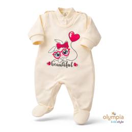 Bawełniana wyprawka dla niemowlaka 2-części | Olympia Kids Style