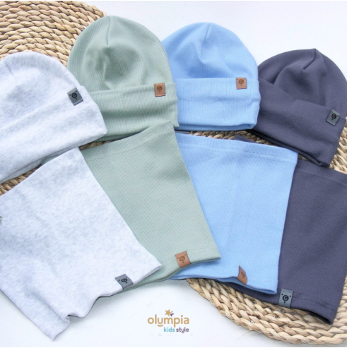 Czapka z kominem  - OLYMPIA KIDS STYLE