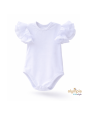 Body niemowlęce MOTYLEK białe krótki rękaw