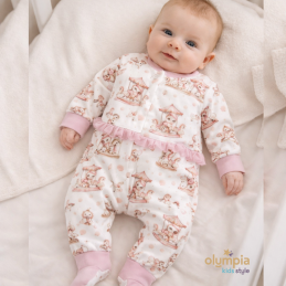 Pajac niemowlęcy ze stopkami | Niemowlak \ Pajace \ Olympia Kids Style