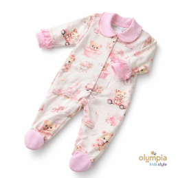 Pajac niemowlęcy ze stopkami | Niemowlak \ Pajace \ Olympia Kids Style