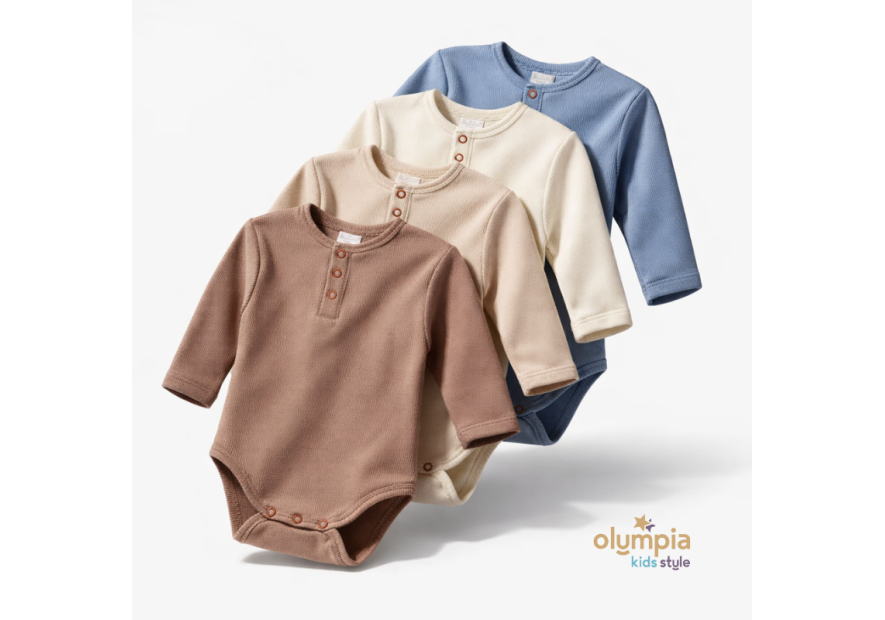 Body niemowlęce POLO Gamex Z PŚĄŻKOWANEJ dzianiny