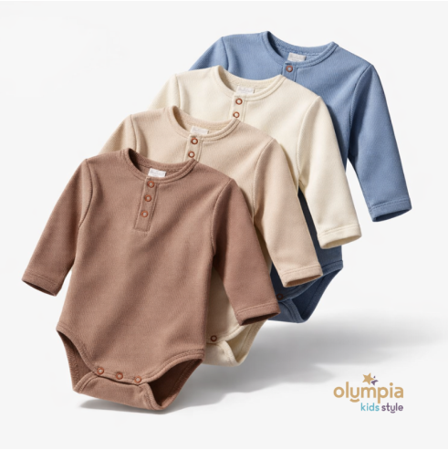 Body niemowlęce POLO Gamex Z PŚĄŻKOWANEJ dzianiny