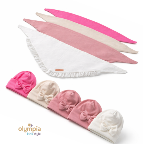 Zestaw CZAPKA I CHUSTA  | OLYMPIA KIDS STYLE