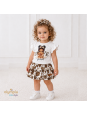 Bluzka i spódniczka SERCE - PANTERKA
