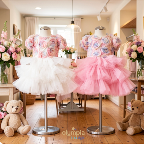 Sukienka tiulowa dla dziewczynki BELLA  | OLYMPIA KIDS STYLE