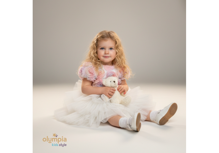 Sukienka tiulowa dla dziewczynki BELLA  | OLYMPIA KIDS STYLE