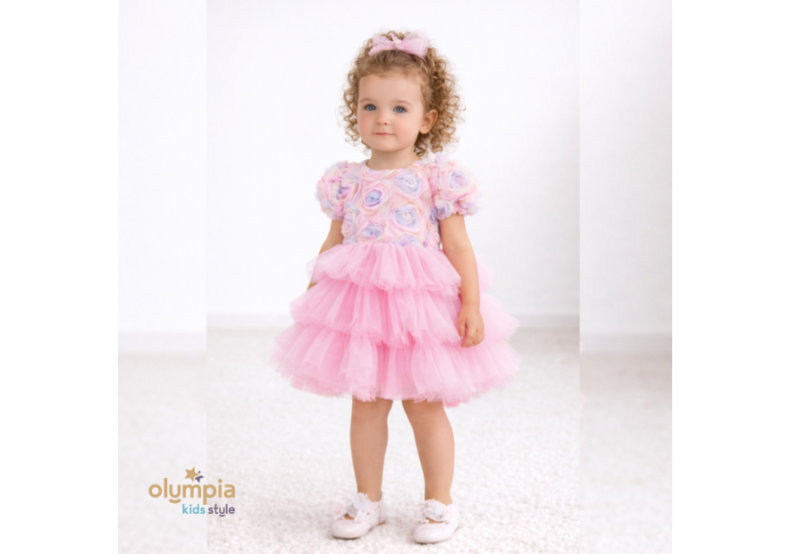 Sukienka tiulowa dla dziewczynki BELLA  | OLYMPIA KIDS STYLE