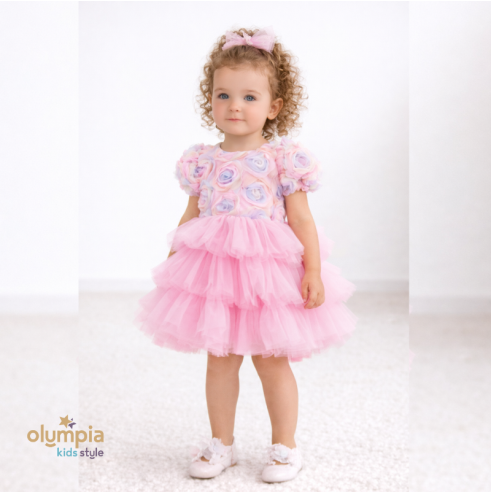 Sukienka tiulowa dla dziewczynki BELLA  | OLYMPIA KIDS STYLE