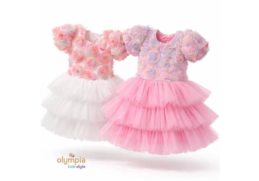 Sukienka tiulowa dla dziewczynki BELLA  | OLYMPIA KIDS STYLE