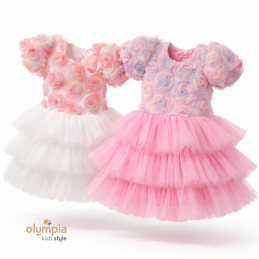 Sukienka tiulowa dla dziewczynki BELLA  | OLYMPIA KIDS STYLE