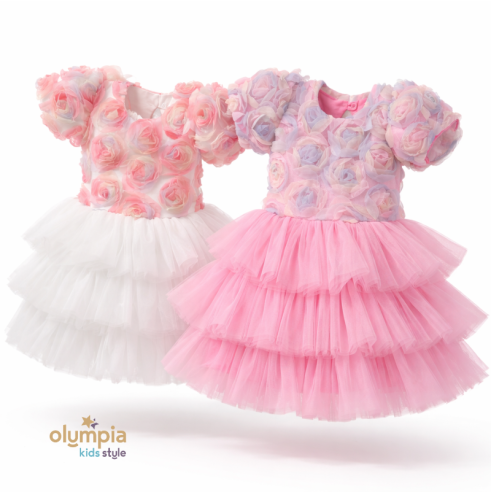 Sukienka tiulowa dla dziewczynki BELLA  | OLYMPIA KIDS STYLE
