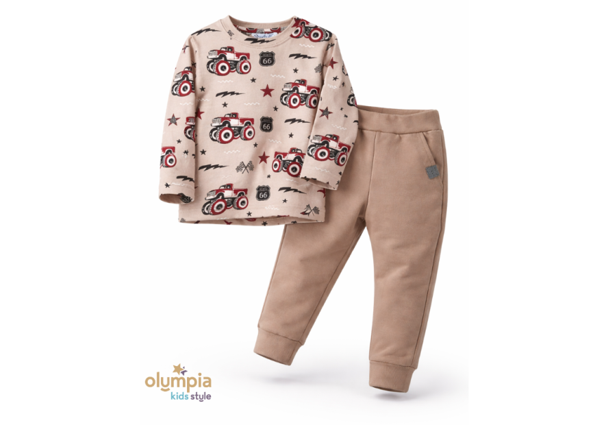 Komplet chłopięcy bluzka i spodnie | OLYMPIA KIDS TYLE