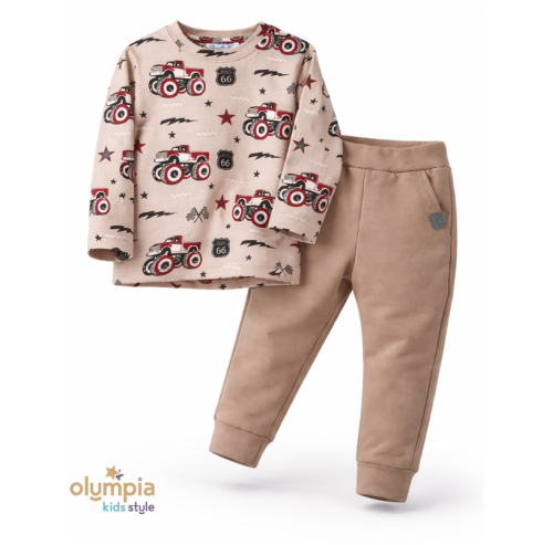Komplet chłopięcy bluzka i spodnie | OLYMPIA KIDS TYLE
