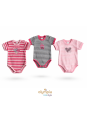 Body niemowlęce PASECZKI dla dziewczynki | OLYMPIA KIDS STYLE