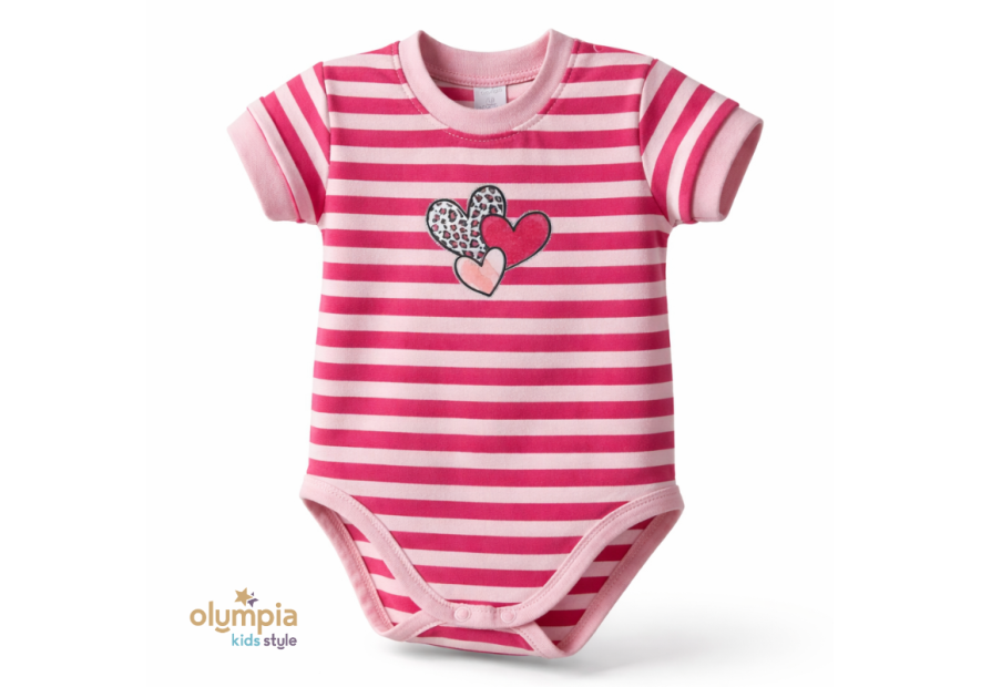 Body niemowlęce PASECZKI dla dziewczynki | OLYMPIA KIDS STYLE