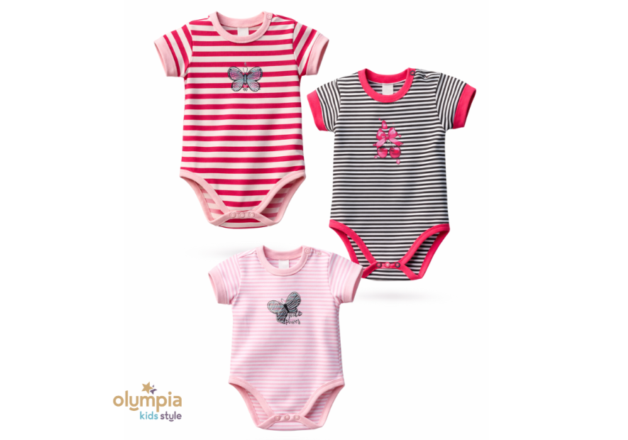 Body niemowlęce PASECZKI dla dziewczynki