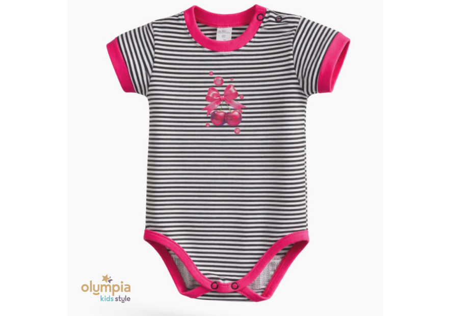 Body niemowlęce PASECZKI dla dziewczynki | OLYMPIA KIDS STYLE