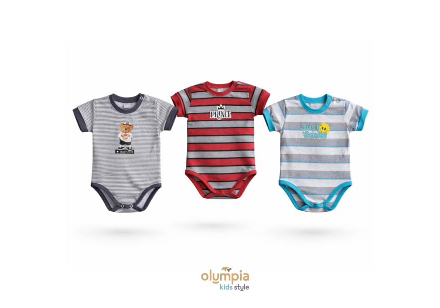 Body niemowlęce PASECZKI dla chłopca