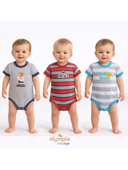 Body niemowlęce PASECZKI dla chłopca