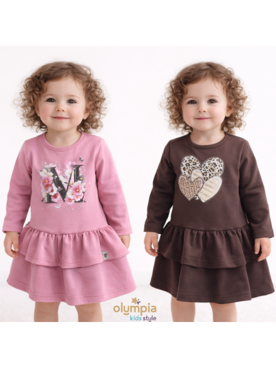 Sukienka dla dziewczynki PANTERKA | OLYMPIA KIDS STYLE