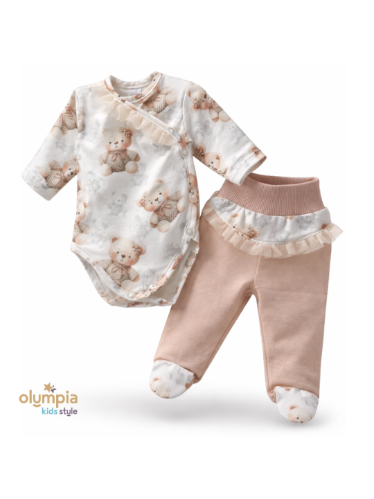 Body niemowlęce kopertowe i półśpioch | OLYMPIA KIDS STYLE