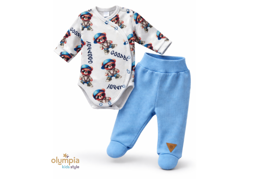 Body niemowlęce kopertowe i półśpioch | OLYMPIA KIDS