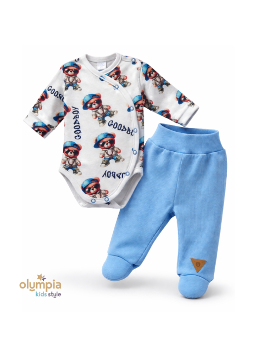 Body niemowlęce kopertowe i półśpioch | OLYMPIA KIDS