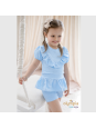 Tunika i kolarki PASTEL niebieska