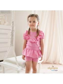 Tunika i kolarki PASTEL róż