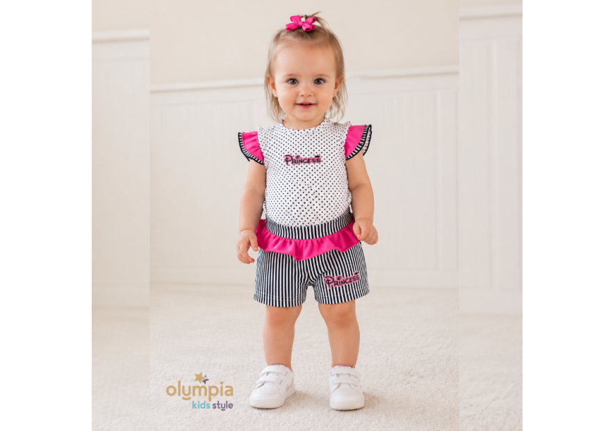 Komplet Body i Spodenki PRINCESS | Olympia Kids Style