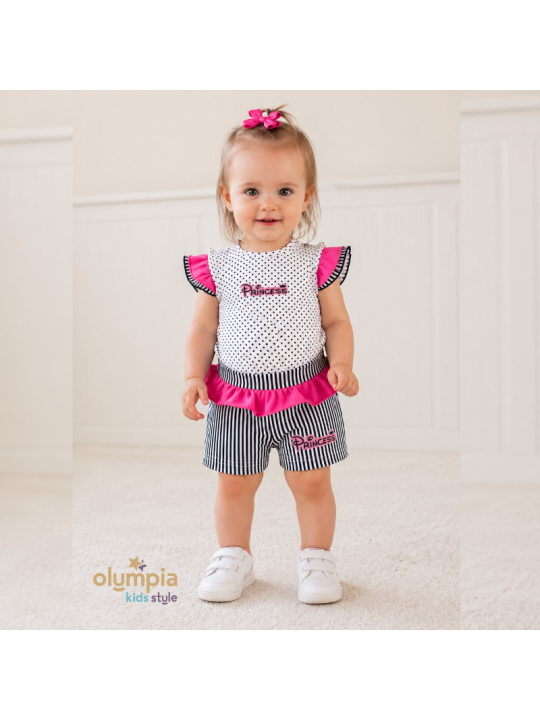 Komplet Body i Spodenki PRINCESS | Olympia Kids Style