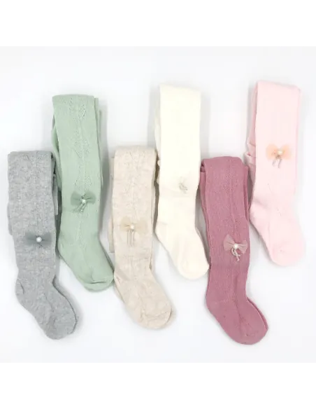 Rajstopy niemowlęce ażur NENA BEBE