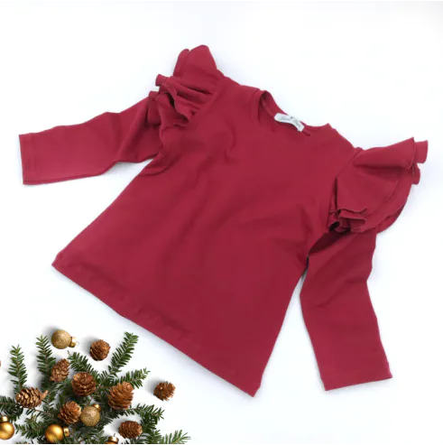 Bluzka dziecięca MOTYLEK bordo Bluzka dziecięca MOTYLEK bordo