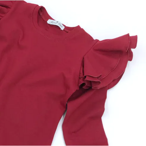 Bluzka dziecięca MOTYLEK bordo Bluzka dziecięca MOTYLEK bordo