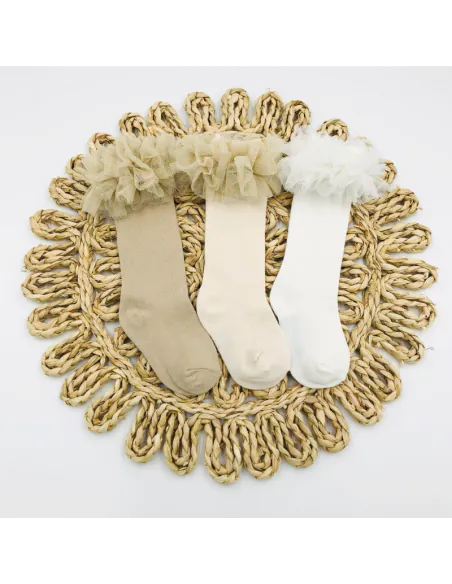 Podkolanówki TUTU – beige Podkolanówki TUTU – beige