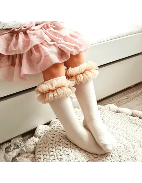 Podkolanówki TUTU – ecru Podkolanówki TUTU – ecru