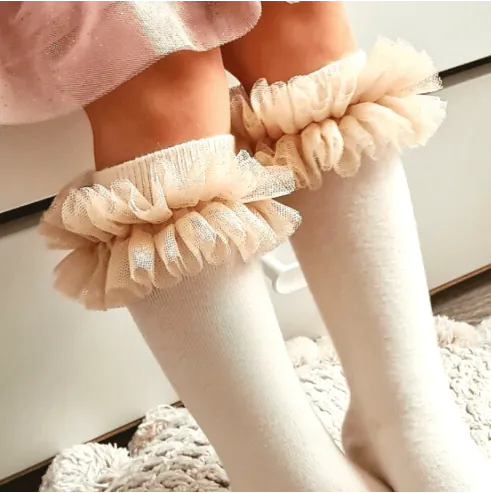 Podkolanówki TUTU – ecru Podkolanówki TUTU – ecru