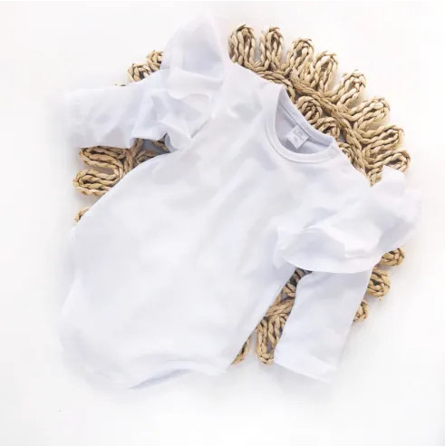 Body dziecięce  MOTYLEK białe