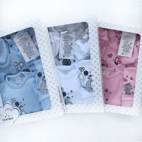 Wyprawka dla niemowlaka 5-cz biała z...