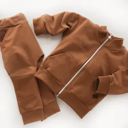 Dres dla chłopca Antoś brąz 2