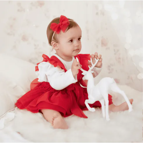 Spódniczka tiulowa na szelkach...