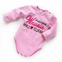 Body niemowlęce Ukochana Wnusia Babci oraz Dziadka