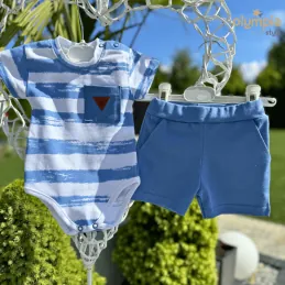 Komplet chłopięcy body i...